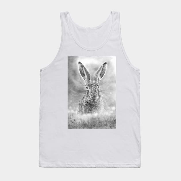 Spring Hare Tank Top by Mightyfineart